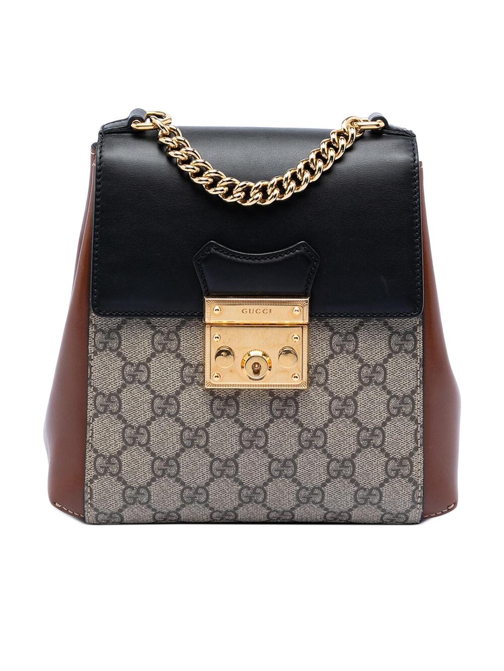 Gucci Padlock Backpack Gg Coated Canvas #365932G97B